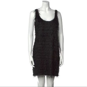New Adam Lippes feather mini dress, size 8